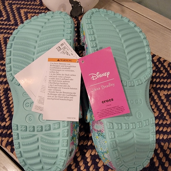 Mermaid Crocs Vera Bradley size 8 - Picture 5 of 7